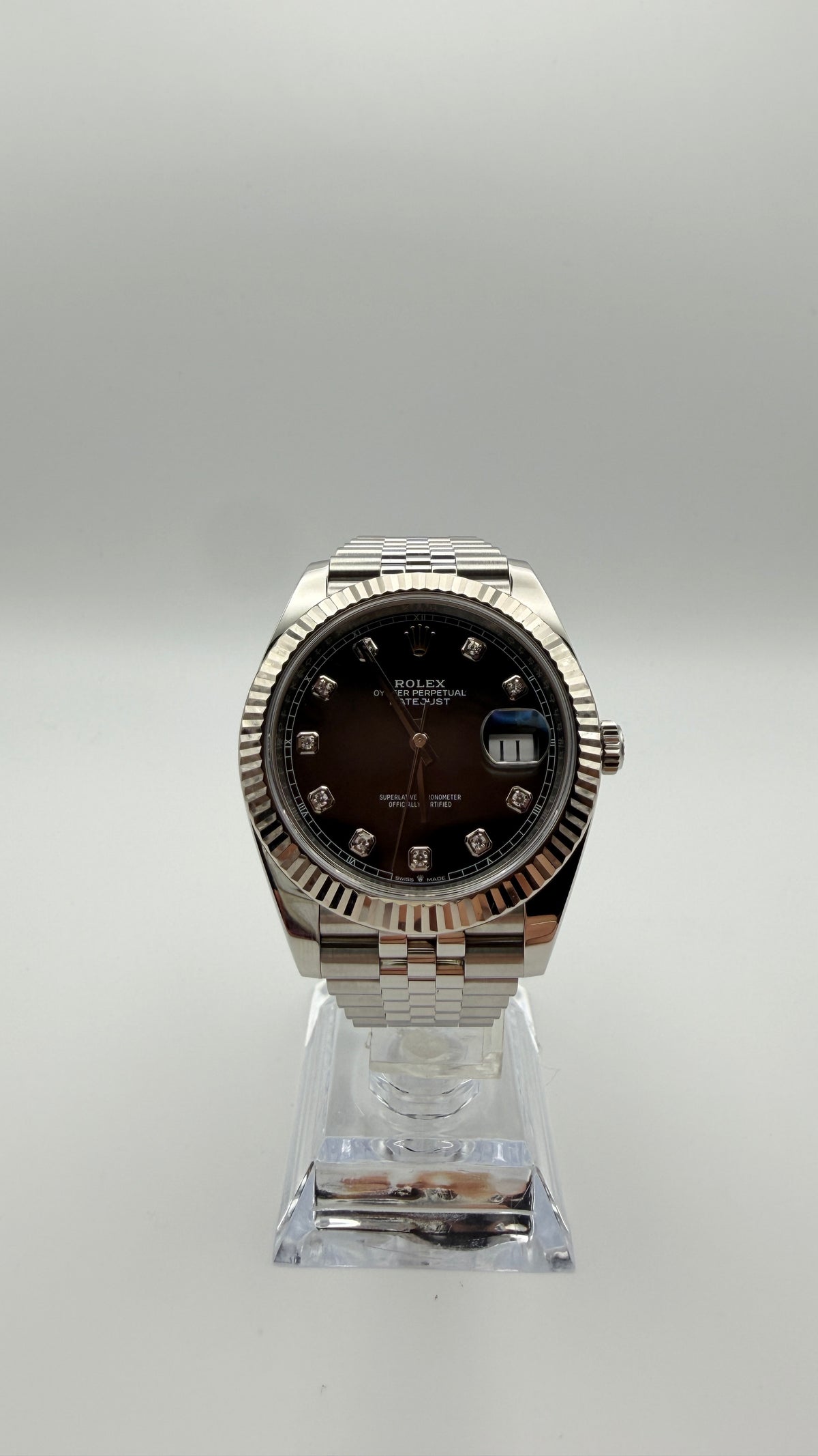 Rolex Datejust 41 126334 Black Dial Diamanten | 2020 | Full Set