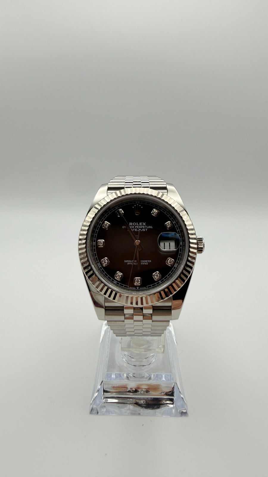 Rolex Datejust 41 126334 Black Dial Diamanten | 2020 | Full Set