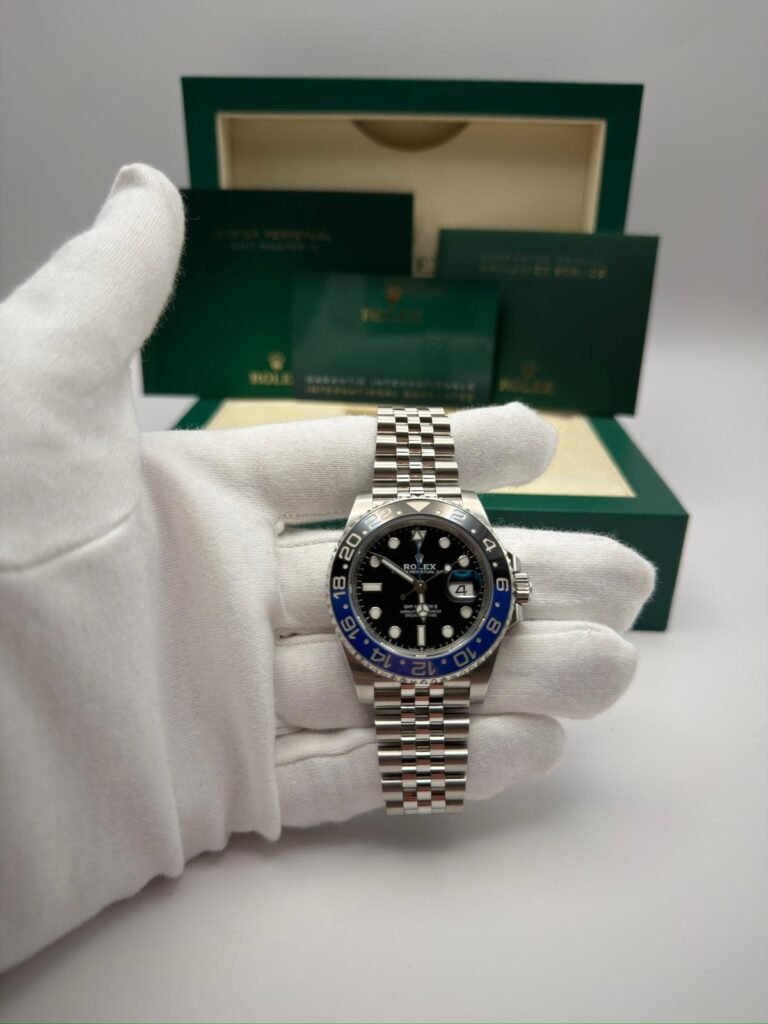 Rolex GMT Master 2 Batgirl
Baujahr: 23.03.2023
Referenz: 126710BLNR
Lieferumfang: Box + Papiere
Zustand: Gut
Preis: 15.490€